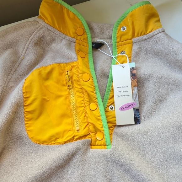 Anthropologie Dokotoo Oversized Fuzzy Fleece sweater Jacket - Picture 5 of 8